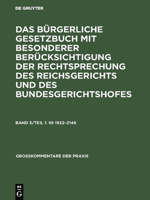 cover image of §§ 1922–2146